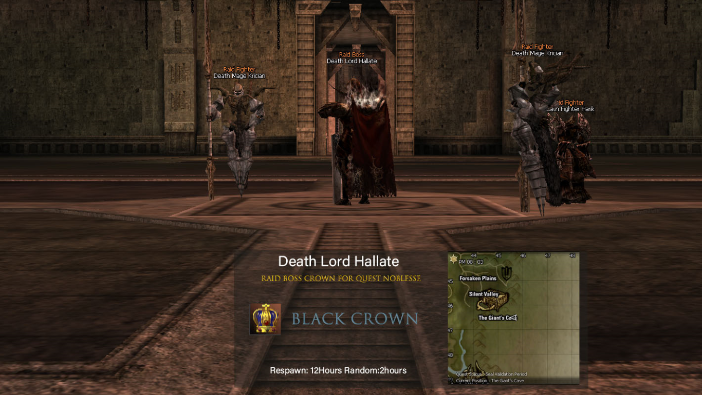 Death Lord Hallate - Boss Crowns - Forum - L2GOLD.IN